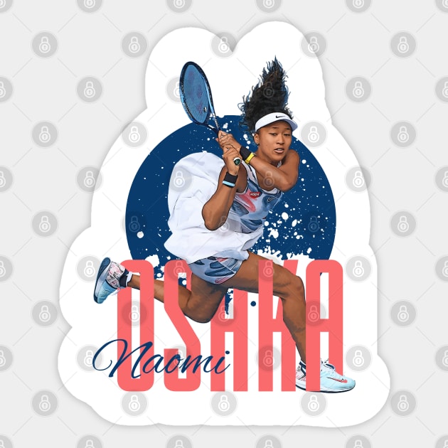 Naomi Osaka Sticker by Juantamad